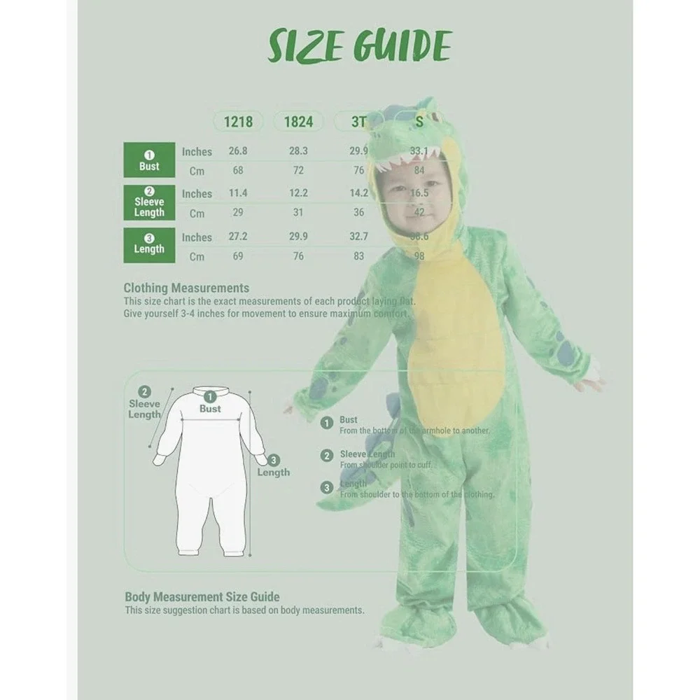 Spooktacular Creations Halloween T-Rex Costume Kids, 18-24 Mos NWOT